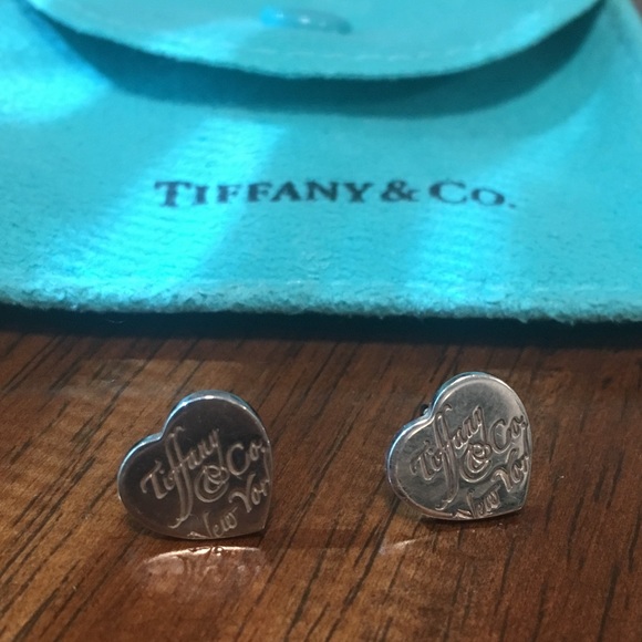 tiffany and co heart earings